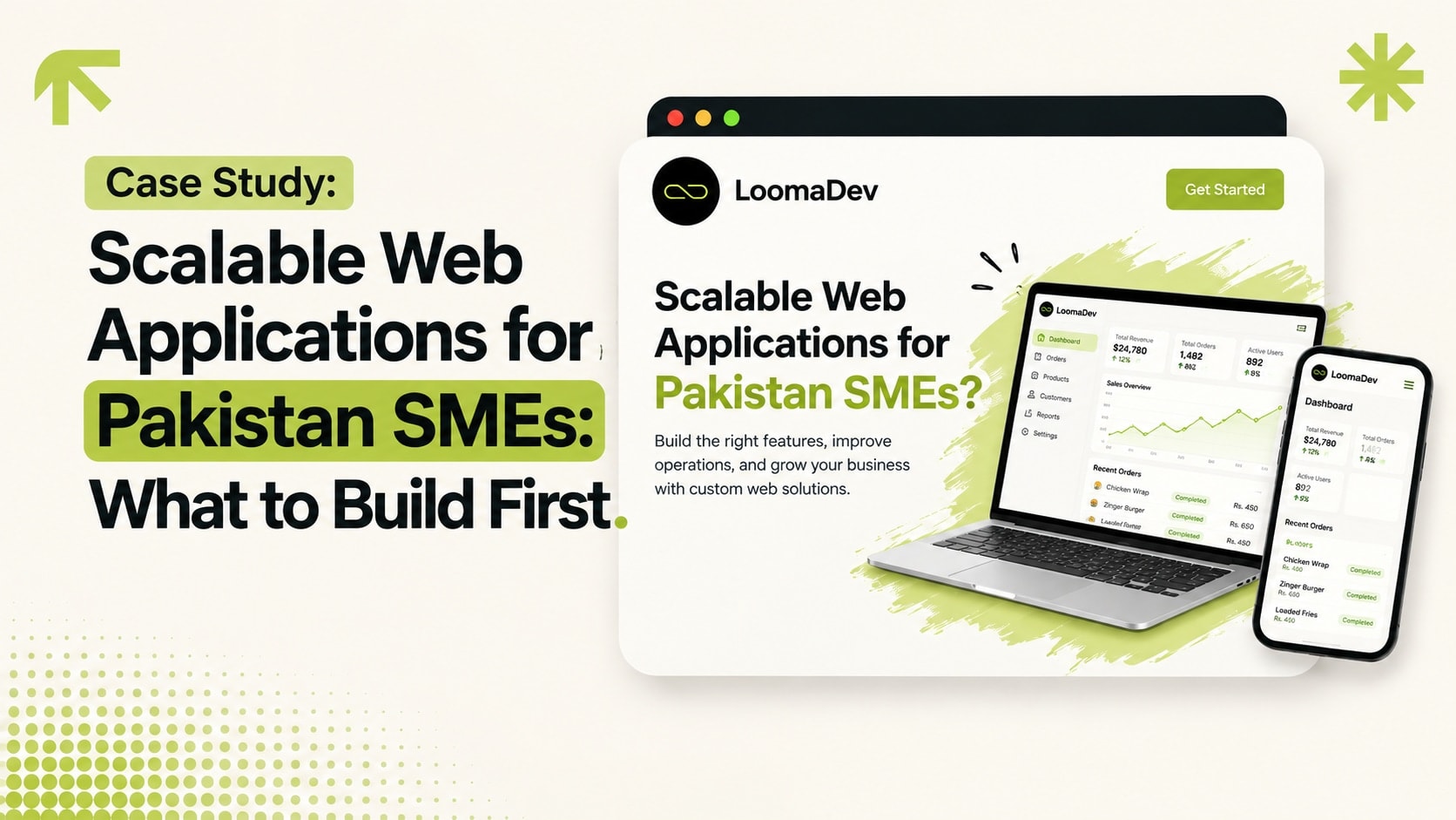 Illustration for scalable web applications and what Pakistan SMEs should build first